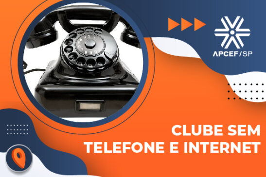 Clube da capital está sem telefone e internet