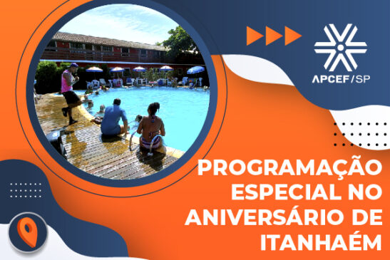 Hospede-se na Colônia da Apcef/SP e curta o aniversário de Itanhaém