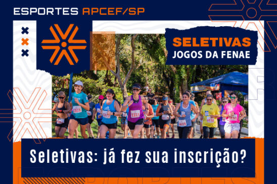 Dias 20 e 21 tem novas seletivas para formação da equipe de São Paulo nos Jogos da Fenae