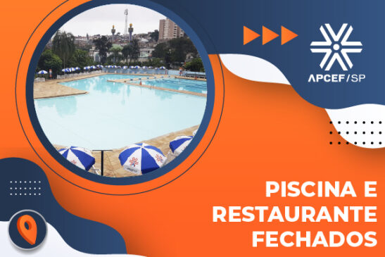 Piscina e restaurante do clube estão fechados