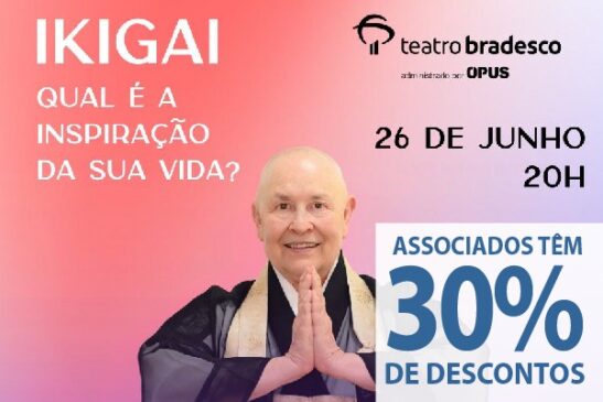 Associados têm 30% de desconto para ver palestra especial da Monja Coen