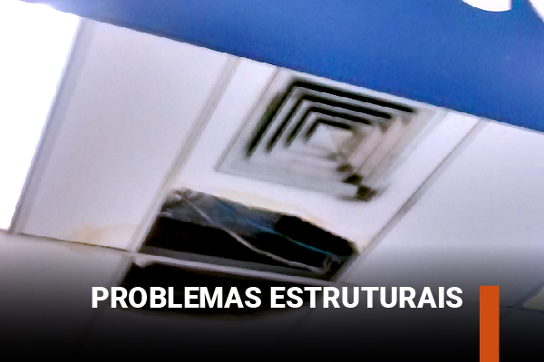 Unidades enfrentam problemas estruturais devido às chuvas e falta de manutenção