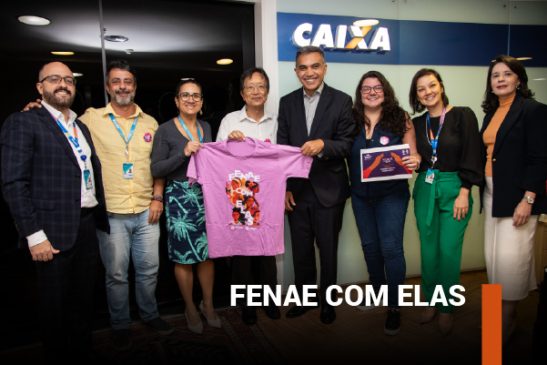 Fenae apresenta campanha “Fenae com Elas” em reunião com a Vice-Presidência de Pessoas da Caixa