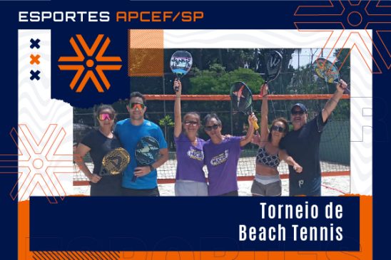 Torneio de Beach Tennis da Apcef/SP define campeões