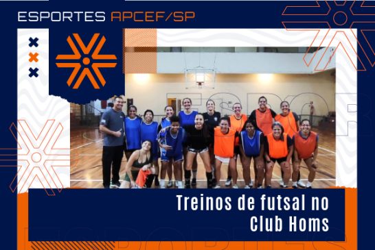 Treinos de futsal retornam ao Club Homs no dia 6 de fevereiro