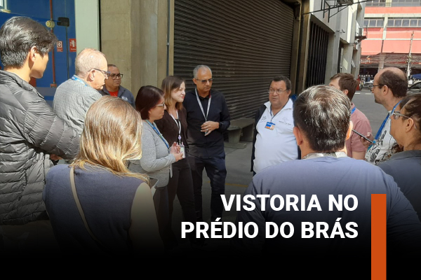 Apcef/SP, Sindicato e nova comissão da Cipa do prédio do Brás realiza vistoria e aponta melhorias necessárias