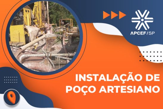 Apcef/SP inicia instalação de poço artesiano no clube da capital