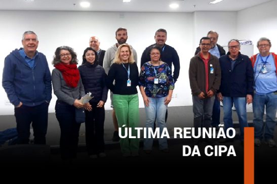 Última reunião da atual gestão da CIPA é realizada no prédio da São Joaquim