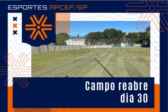Alterada data de abertura do campo do clube, será dia 30 de agosto