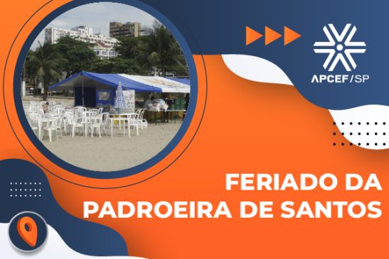 Barraca de Santos irá funcionar durante o feriado da Padroeira