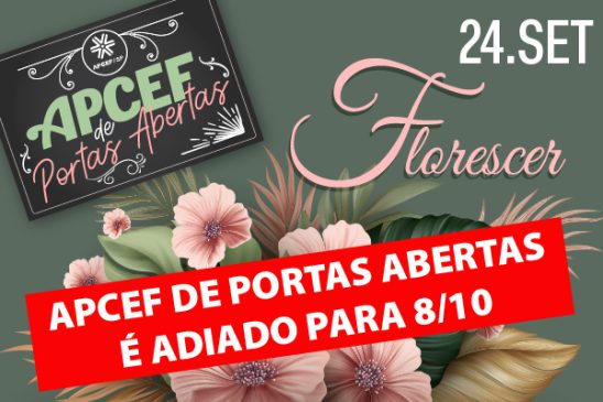 Apcef de Portas Abertas é adiado para 8/10 por conta de queda de árvore próxima ao clube