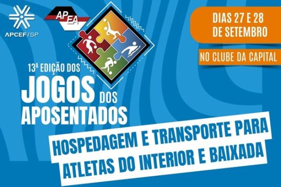 Confira informações sobre hospedagem em hotéis e transporte durante os Jogos dos Aposentados