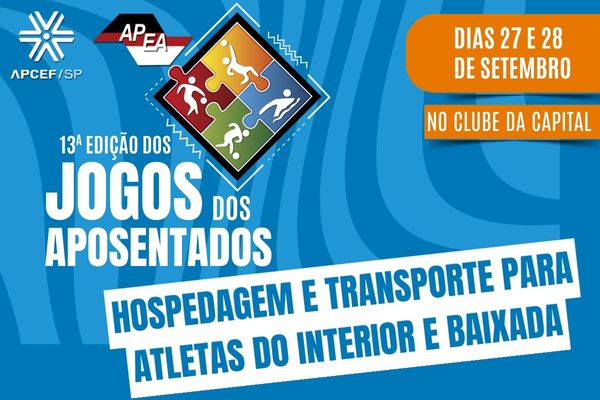 Confira informações sobre hospedagem em hotéis e transporte durante os Jogos dos Aposentados