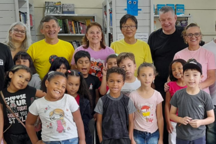 Fenae visita projeto social em Santa Catarina