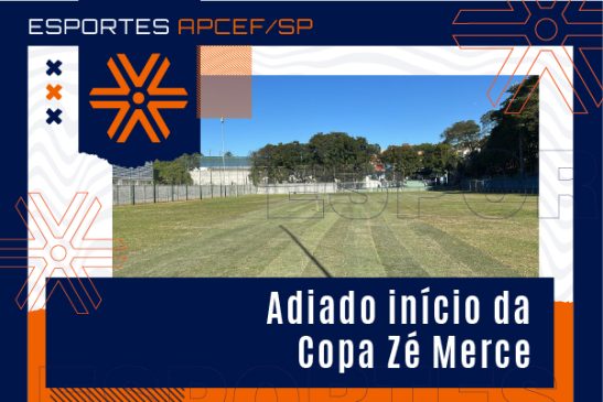 Início da Copa Zé Merce de Futebol Society é adiado; nova data será informada em breve