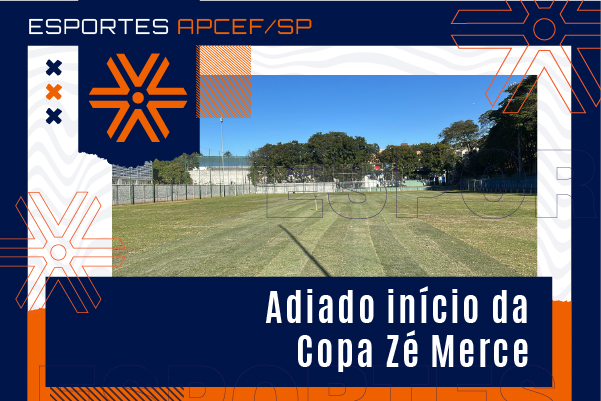 Início da Copa Zé Merce de Futebol Society é adiado; nova data será informada em breve
