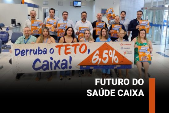 Mobilização na Agência José Bonifácio discute o futuro do Saúde Caixa