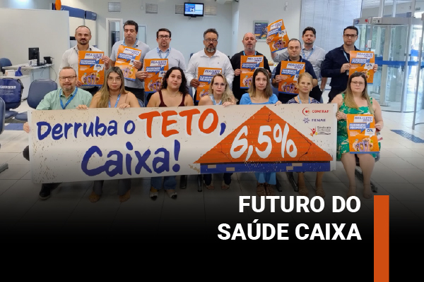Mobilização na Agência José Bonifácio discute o futuro do Saúde Caixa