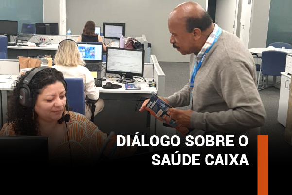 Tecnologia da Caixa em Osasco recebe visita da Apcef/SP para tratar do Saúde Caixa