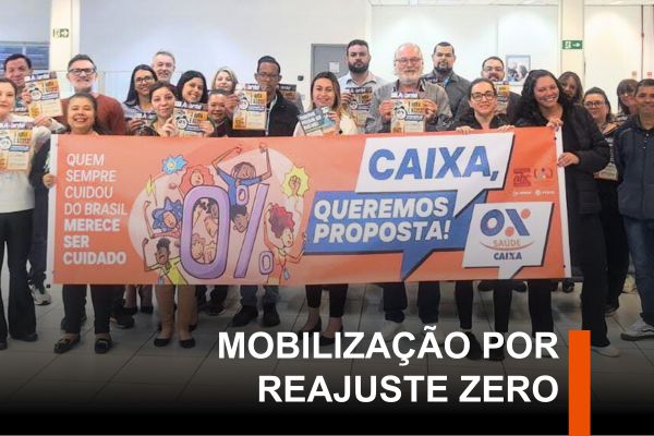 Em SP, empregados paralisam áreas-meio na São Joaquim, Alto do Ipiranga e agências pelo reajuste zero no Saúde Caixa