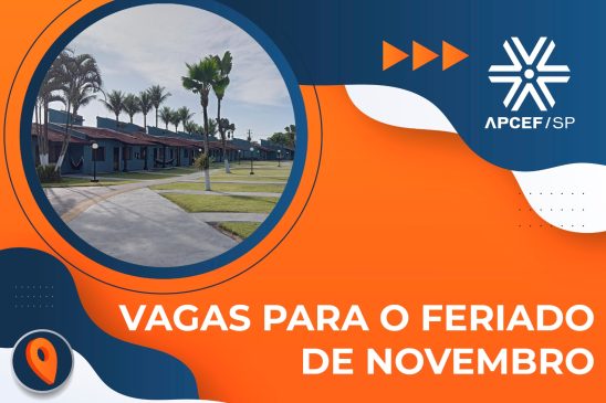 Feriado de 20 de novembro: ainda dá tempo de garantir sua vaga nas colônias da Apcef/SP!