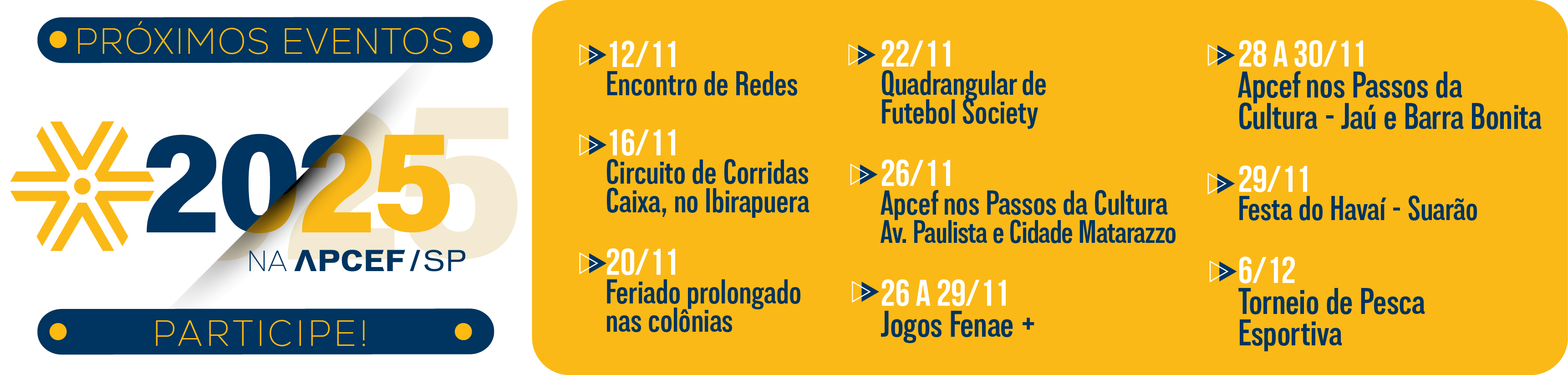 próximos eventos