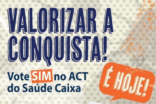Vote SIM na proposta de reajuste zero do Saúde Caixa