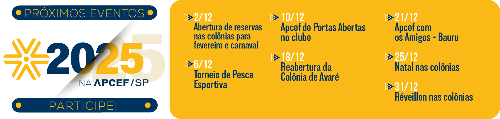 próximos eventos