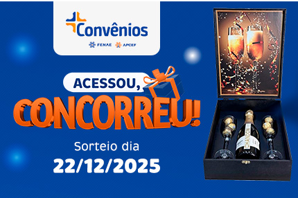 Convênios: especial de Natal 2025 da campanha “Acessou, concorreu!” dá presentão de prêmios