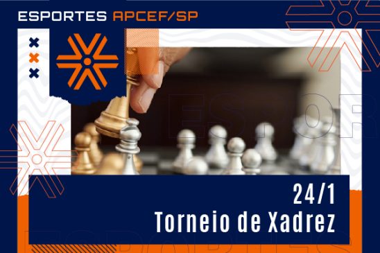 Torneio Início de Xadrez 2026 acontece dia 24 de janeiro. Inscreva-se!