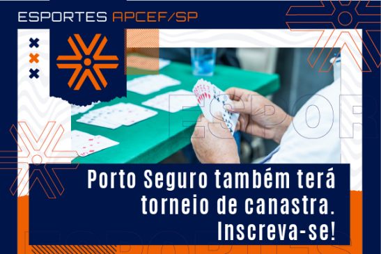 Torneio em Porto Seguro terá disputa de canastra, além do futebol e Beach Tennis