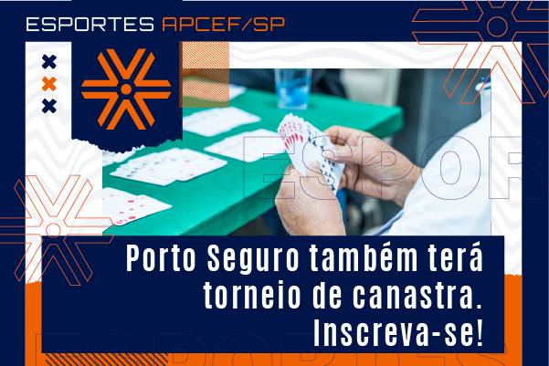 Torneio em Porto Seguro terá disputa de canastra, além do futebol e Beach Tennis