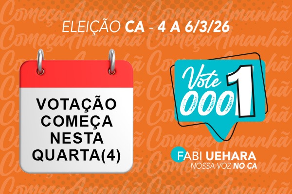 Empregados elegem representante para o CA da Caixa a partir desta quarta (4). Apcef/SP apoia Fabi Uehara