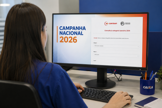 Consulta Nacional dos Bancários 2026: responda até dia 31 e fortaleça as pautas dos empregados da Caixa