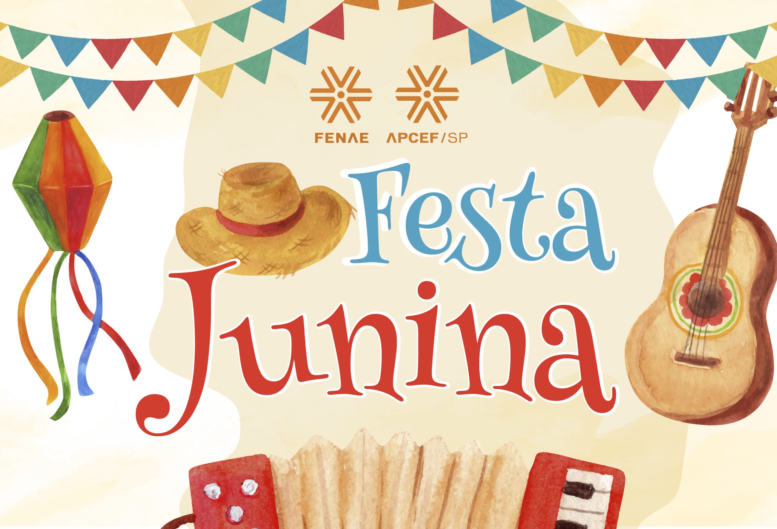 Anote na agenda! Festa Junina da Apcef/SP acontece em 27/06 e promete diversão para toda a família