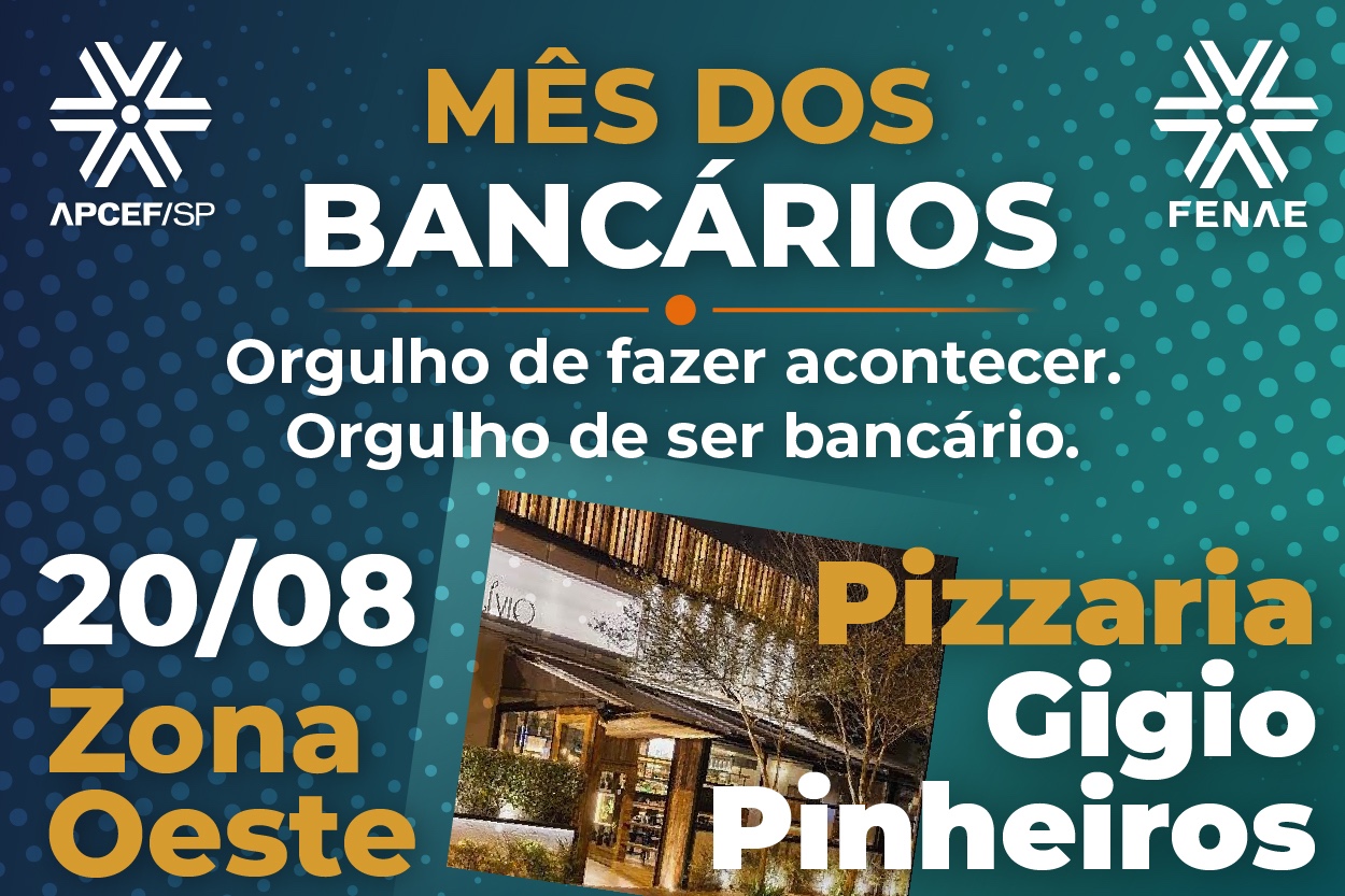 Dia 20 tem comemoração na Zona Oeste, na Cantina Gigio