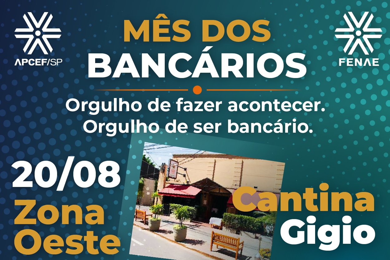 Dia 20 tem comemoração na Zona Oeste, na Cantina Gigio