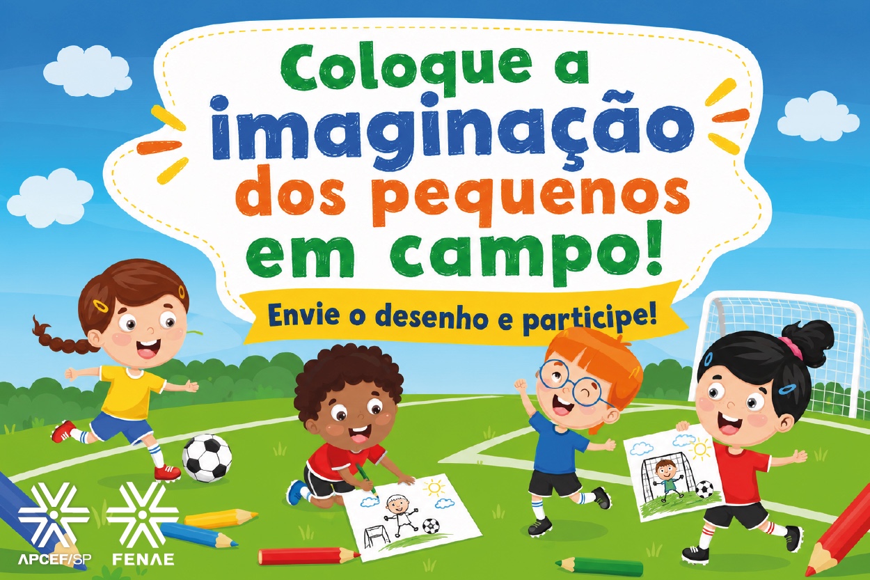 Concurso de Desenho destaca criatividade com o tema “Futebol – Onde a imaginação entra em campo”