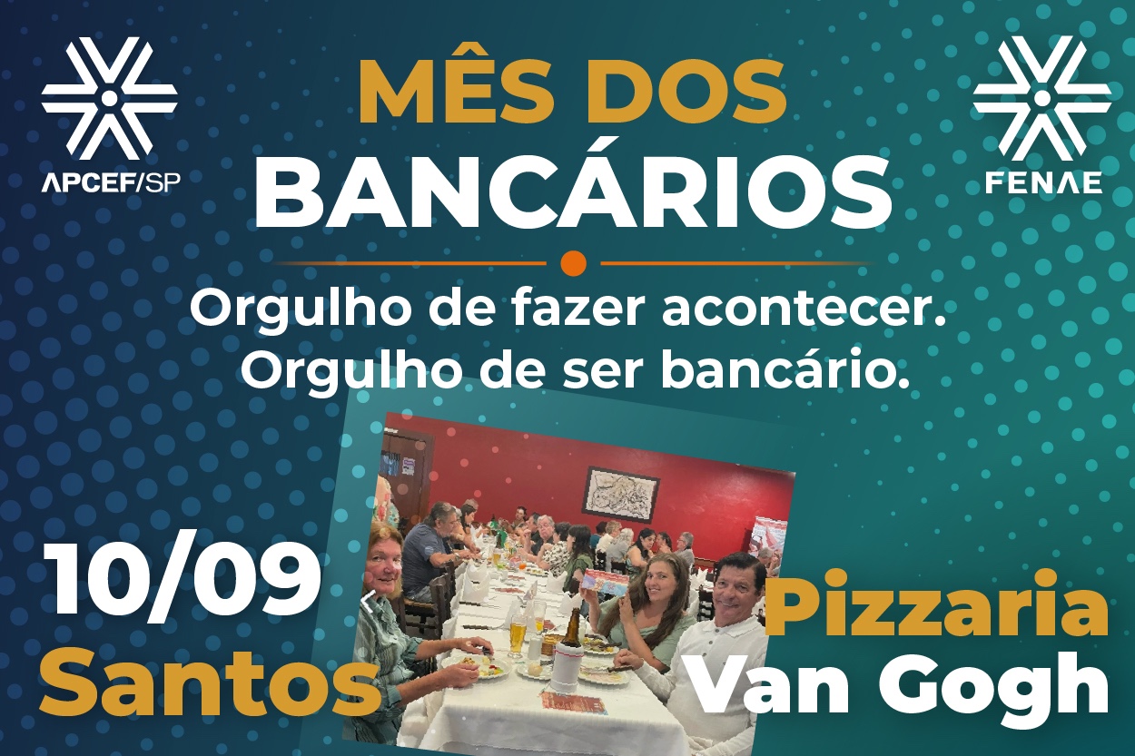 Baixada Santista recebe celebração do Dia do Bancário dia 10 de setembro