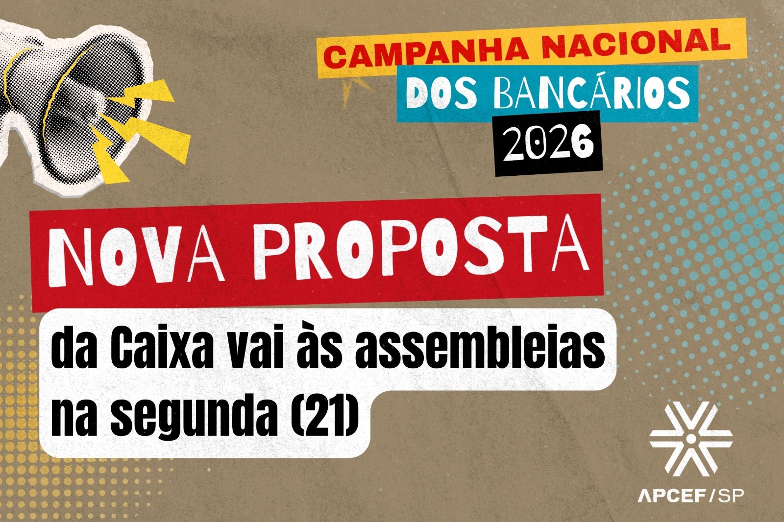 Assembleias avaliam nova proposta da Caixa na próxima segunda-feira (21)