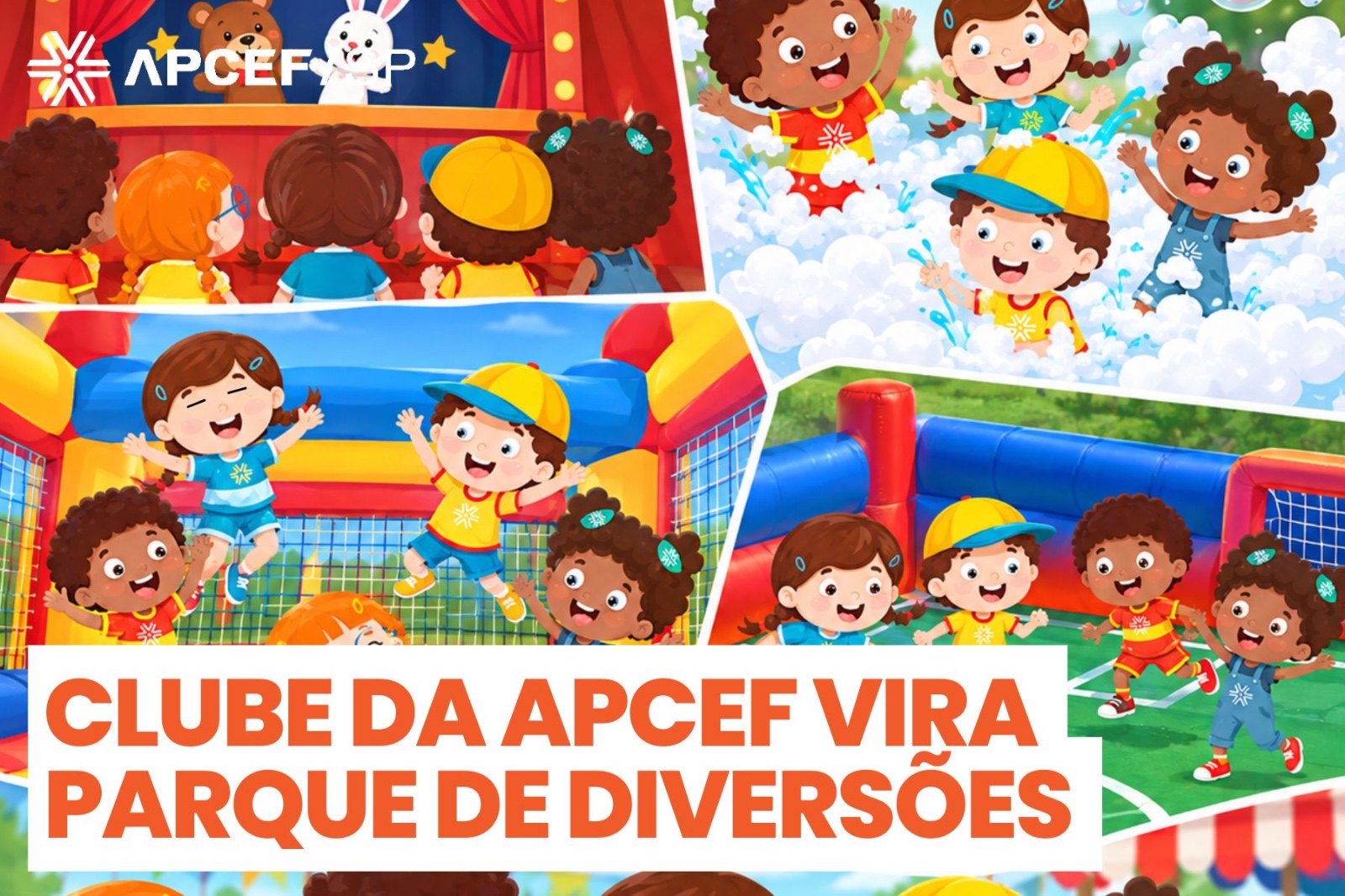Clube vira parque de diversões na premiação do 24º Concurso de Desenho Infantil