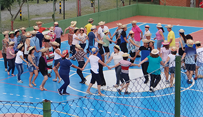 festa junina dos aposentados