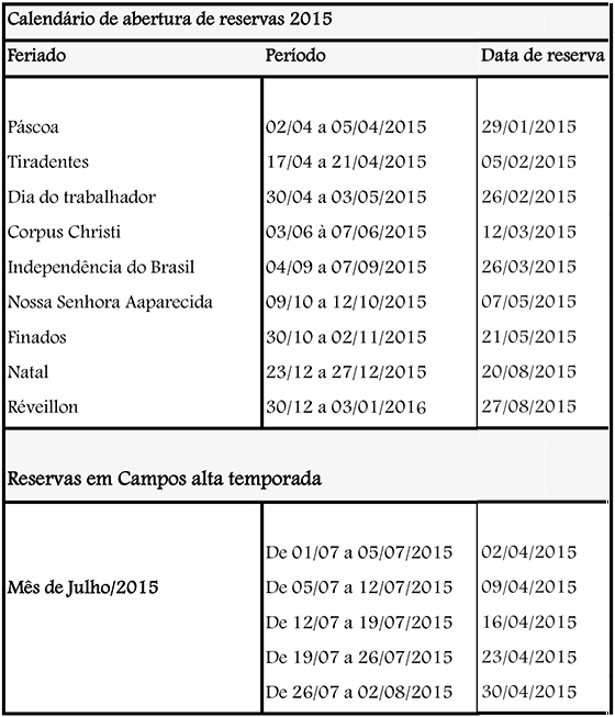 Calendario 2015