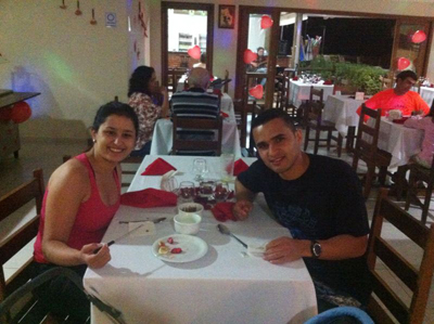 jantar namorados em avar&eacute;