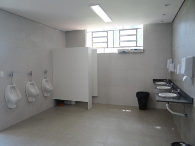 reforma nos vestiários